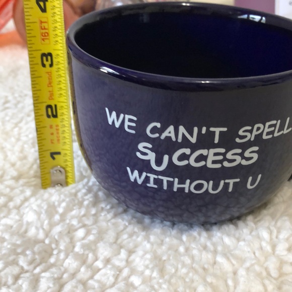 New WE CANT SPELL SUCCESS WITHOUT YOU  coffee mug - Picture 5 of 5
